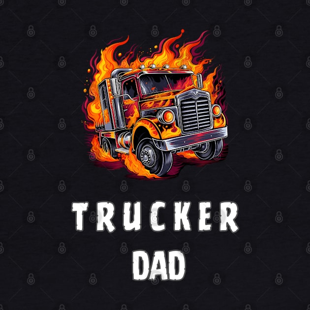 trucker dad by vaporgraphic